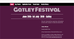 Desktop Screenshot of gatleyfestival.org